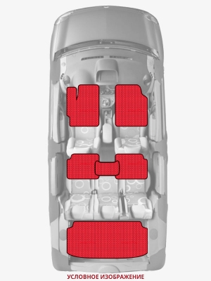 ЭВА коврики «Queen Lux» комплект для Hyundai Elantra (5G)